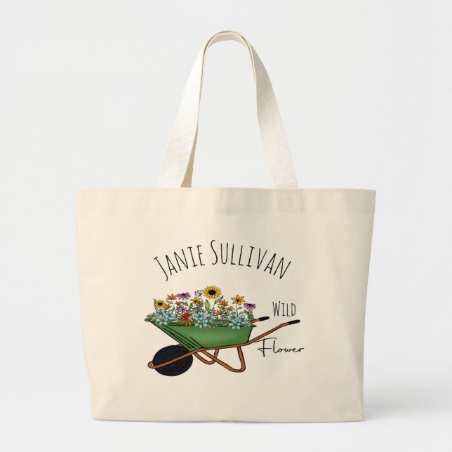 Gift For Gardeners Large Tote Bag (Front)