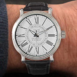 Gift for Grandfather. Granddad's Birthday Watch<br><div class="desc">Gift watch for Grandfather on his  birthday. Grandfather gift watch. Grandfather gift with personal message. Present for Grandfather. Personalised watch for Grandfather. Granddad's birthday gift. Gift from the grandchildren.</div>