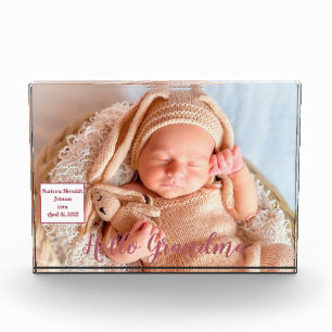 Gift for Grandma Grandchild   Photo Block