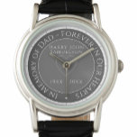 Gift for Grandma on her Birthday Watch<br><div class="desc">Gift watch for Grandma on her birthday. Introducing our exquisite ladies wristwatch, the perfect 65th birthday gift for Grandma. The watch face is uniquely printed with heartfelt details, including the names of the loving grandchildren who present this token of love. Adorned with attractive Roman numerals, this watch exudes a timeless...</div>