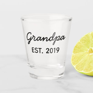 Gift for Grandpa Est. 2019 Whiskey Glasses for New