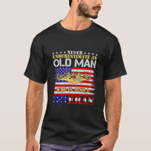 Gift For Grandpa   Who Loves army T-Shirt   Father
