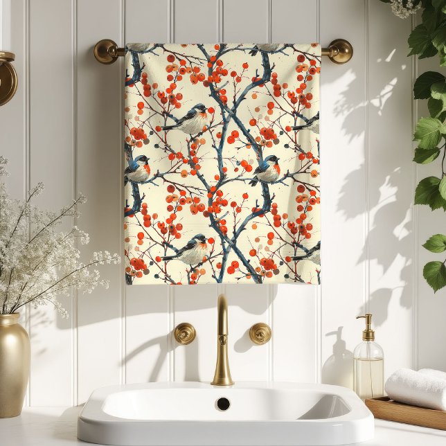 Gift for Grandparents Vintage Fall Bath Towel (Gift for Grandparents Vintage Fall Bath Towel)