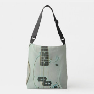 Gift for guitar player crossbody bag