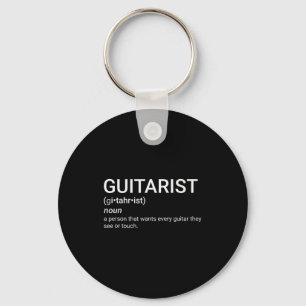 Gift For Guitar Player Guitarist Definition Funny  Key Ring
