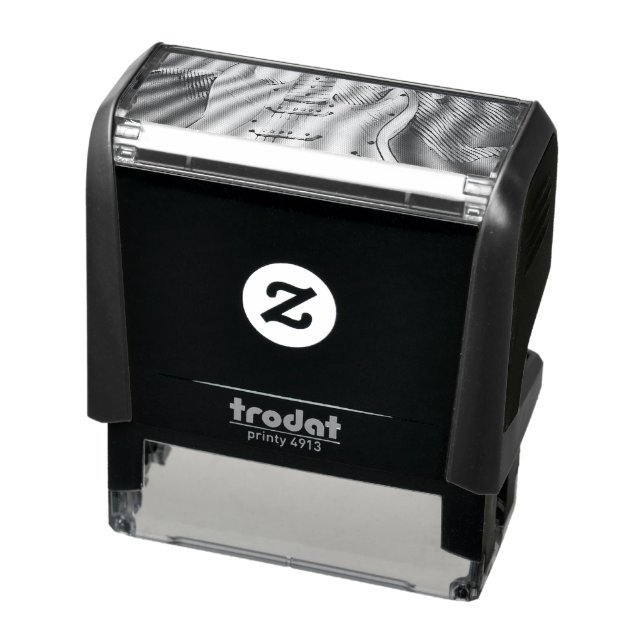 Gift for guitarist husband self-inking stamp (Product)