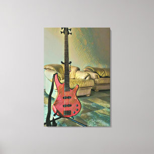 Gift for guitarists canvas print