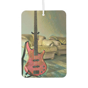 Gift for guitarists car air freshener