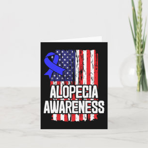 Gift for Hair Loss Patients Spot Baldness Awarenes Card