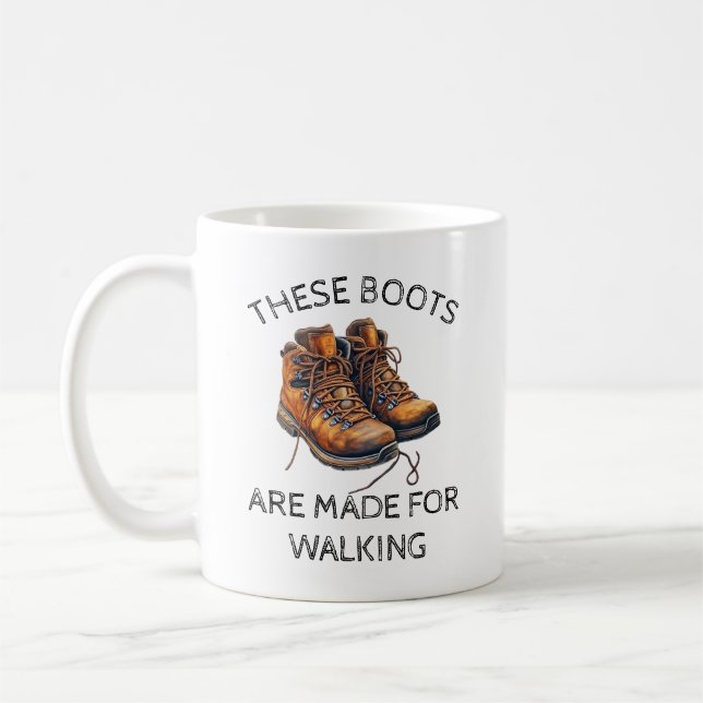 Gift for Hikers, Campers  Coffee Mug (Left)