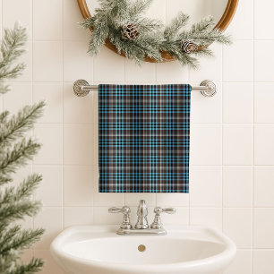 Gift for Him – Blue Yellow Plaid Towel Accent