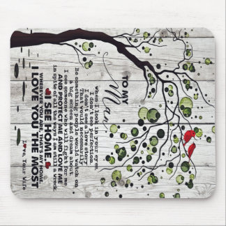 Gift For Husband | To My Husband Lovely Letter Mouse Pad
