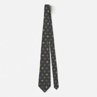 Gift for JW elders black and gold abstract JW.org Tie