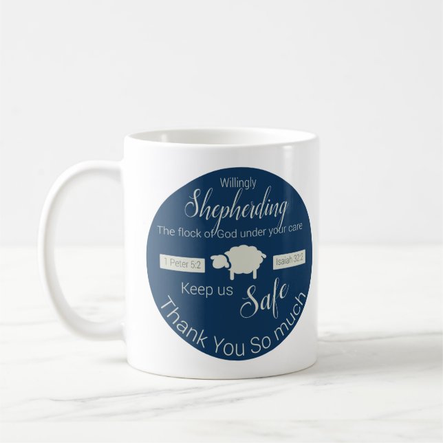 Gift for JW elders personalised name, congregation Coffee Mug (Left)