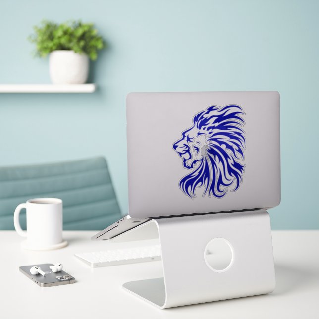 Gift for lion lovers,lion the king of jungle,lion (Laptop On Desk)