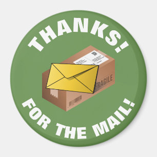 Gift For Mailman   Round Magnet