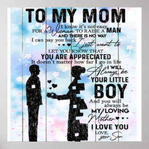 Gift For Mama To My Mother Best Gift Poster