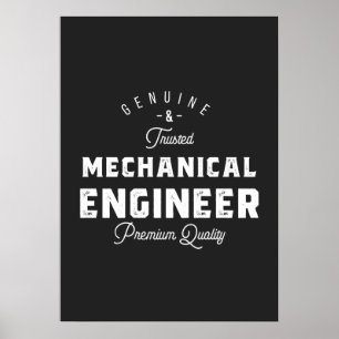 Gift for Mechanical Engineer Poster