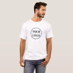 Gift For Men Personalised Father's Day LOGO T-Shirt<br><div class="desc">Gift For Men Personalised Father's Day LOGO.
You can customise it with your photo,  logo or with your text.  You can place them as you like on the customisation page. Funny,  unique,  pretty,  or personal,  it's your choice.</div>