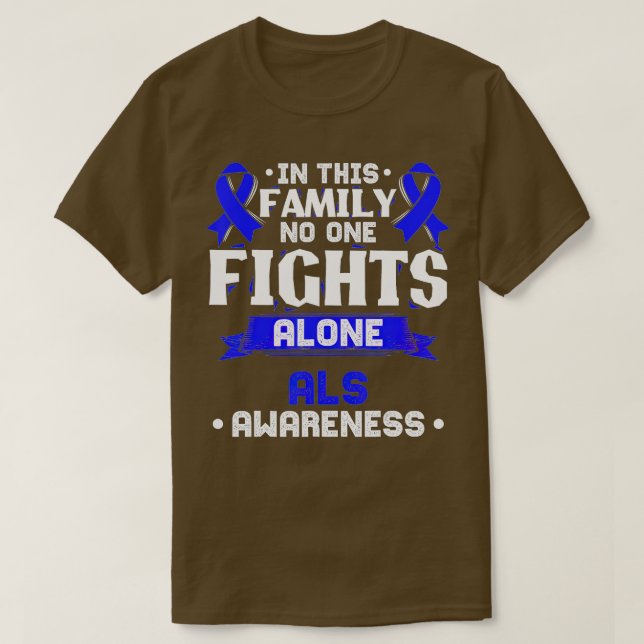 Gift for MND Patients  ALS Awareness  T-Shirt (Design Front)
