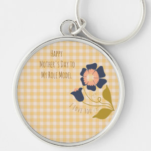 Gift For Mom,Happy Mother's Day to My Role Model Key Ring