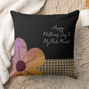 Gift For Mum, Happy Mothers Day,Flower Art Cushion