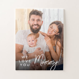 Gift for mum Idea Personalised Mummy photo  Jigsaw Puzzle