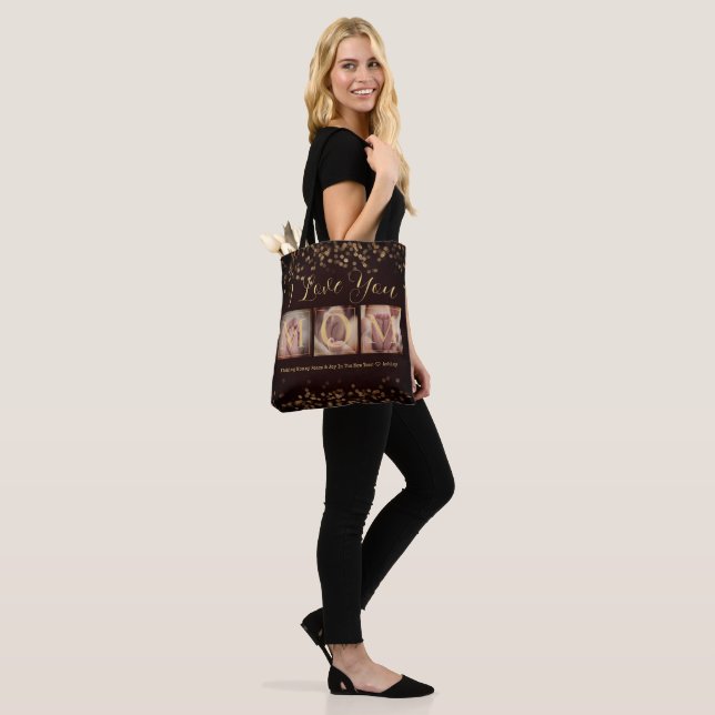 Gift for Mum Photo Collage Tote Bag (On Model)