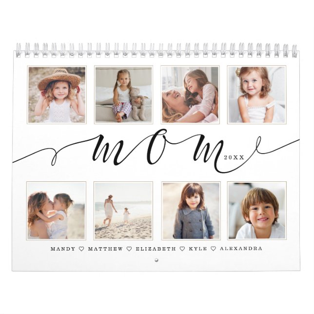 Gift for Mum | Special Family Photo Memories Calendar (Cover)