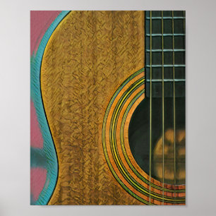 Gift for musician guitarist poster