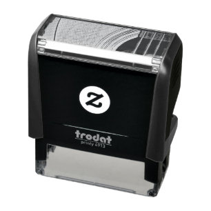 Gift for musician guitarist self-inking stamp