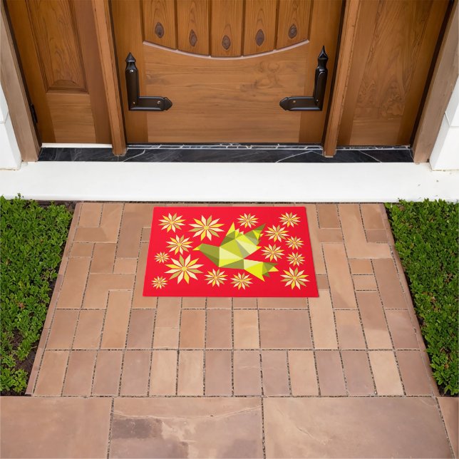 GIFT FOR NATURE LOVER WITH FLOWER DOORMAT (Outdoor)