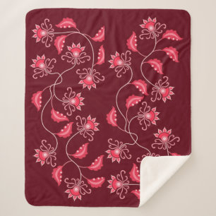 GIFT FOR NEW YEAR, BIRTHDAY, VALENTINE, WEDDING SHERPA BLANKET