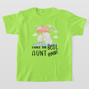 Gift for Niece Cute Elephant Under an Umbrella T-Shirt
