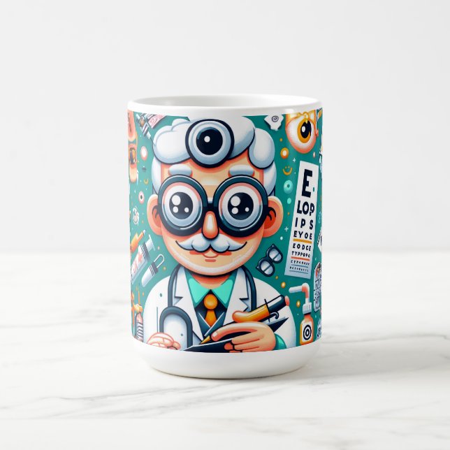 Gift for Ophthalmologist Coffee Mug (Center)