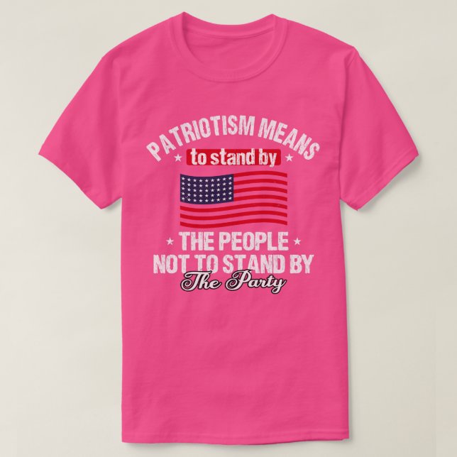 Gift for patriots and proud Americans  T-Shirt (Design Front)