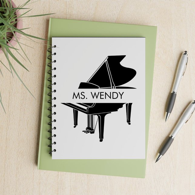 Gift for Piano Teacher Grand Piano Notebook (Creator Uploaded)