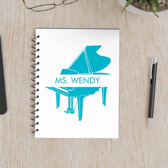 Gift for Piano Teacher Grand Piano Notebook (Creator Uploaded)