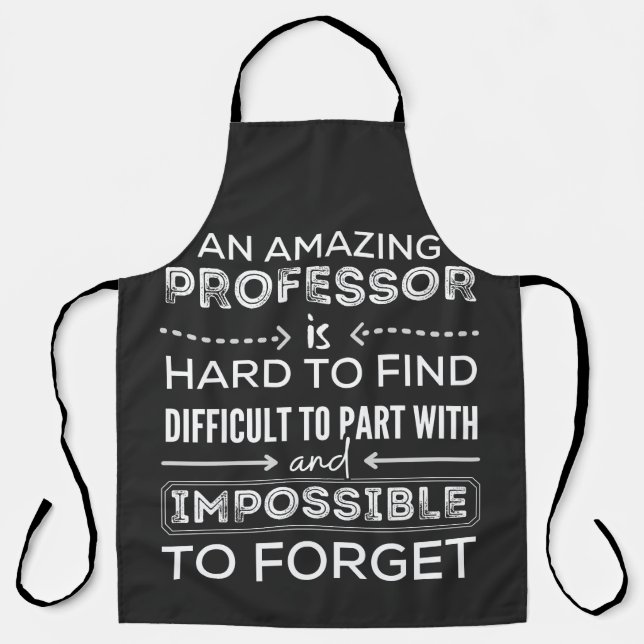 Gift For Professor, Professor Gift Apron (Front)