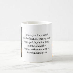 Gift for retiring organist or choir director coffee mug