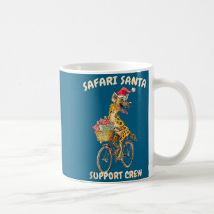 Gift For Santa Bike Safari Hyena Coffee Mug