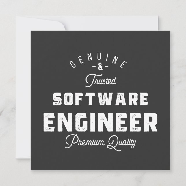 Gift for Software Engineer Invitation (Front)