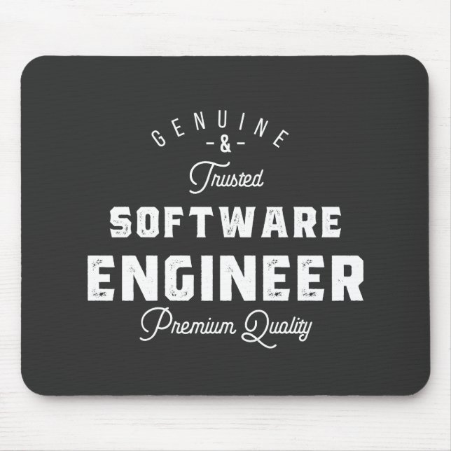 Gift for Software Engineer Mouse Pad (Front)