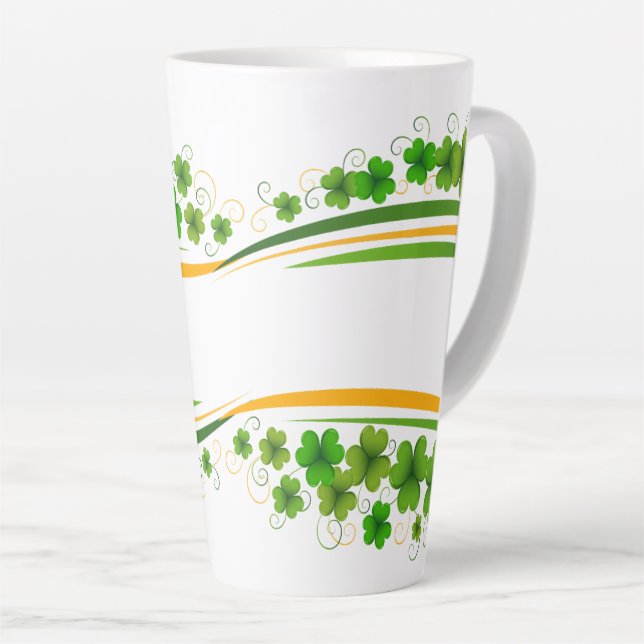 Gift For ST. Patrick Day Latte Mug (Right Angle)