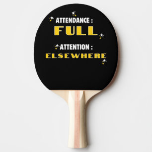 Gift for student Back to school Ping Pong Paddle