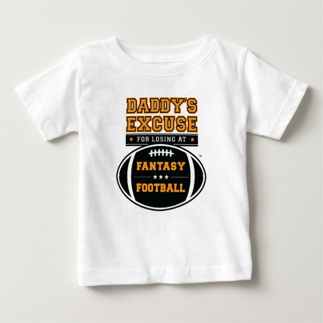 Gift for the Fantasy Football Dad in the League Baby T-Shirt (Front)