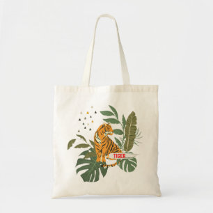 gift for tiger - animals - nature - forest tote bag