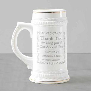 Gift for Wedding Guests Beer Stein
