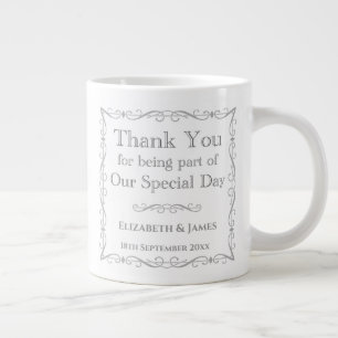 Gift for Wedding Guests Large Coffee Mug