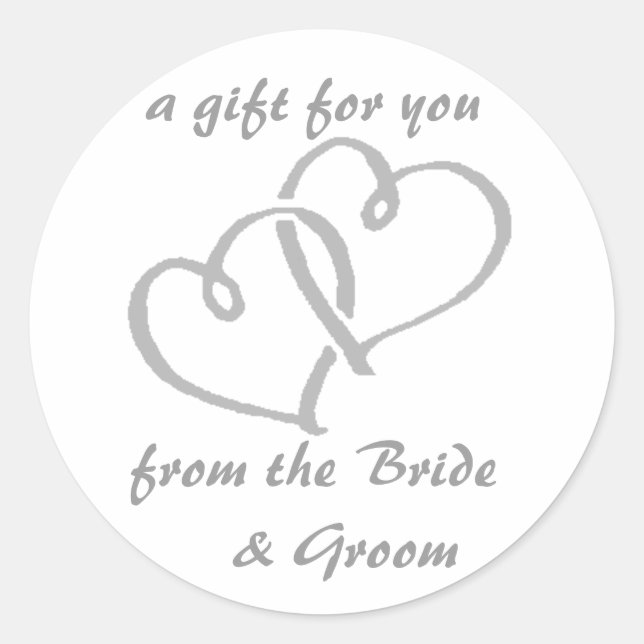 Gift for you sticker or envelope seal (Front)